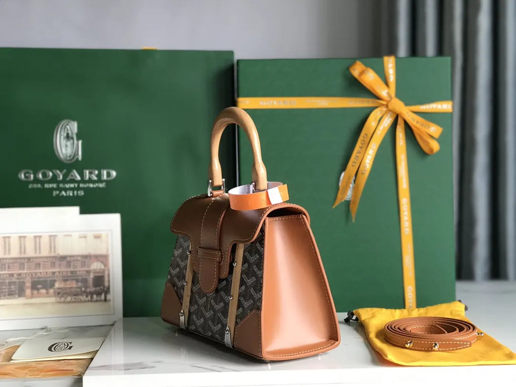 Goyard Brown Saigon Mini - Hình 2
