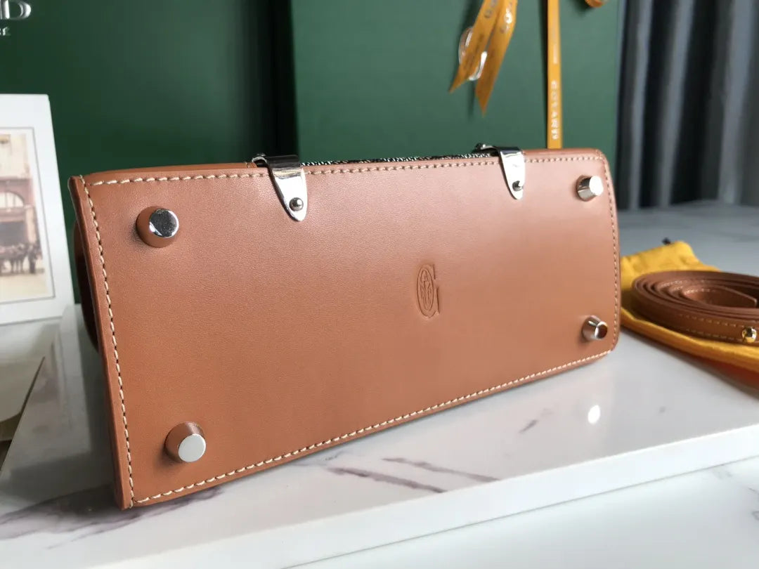 Goyard Brown Saigon Mini - Hình 4