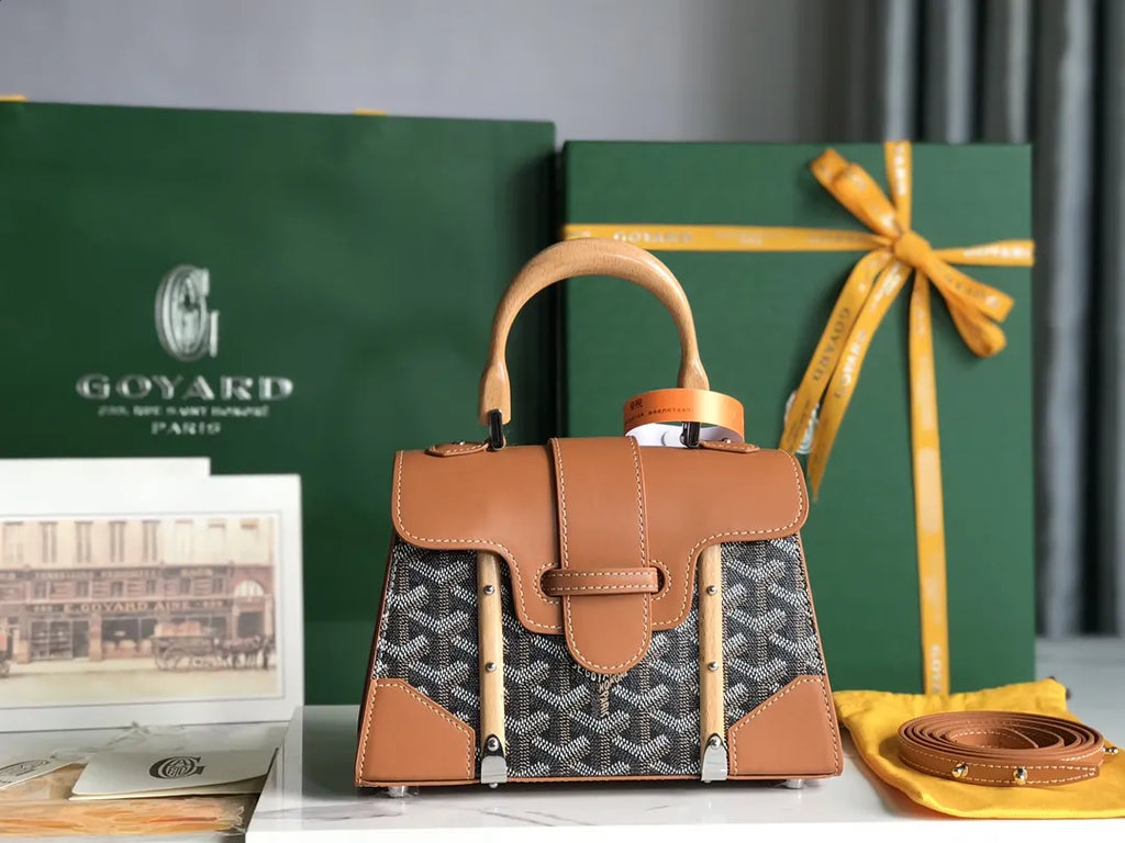 Goyard Brown Saigon Mini