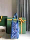 signature Goyard Blue Saigon Souple Bag
