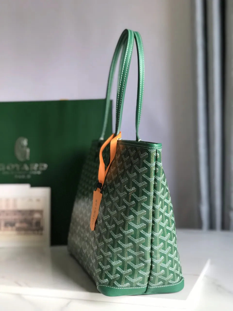 Goyard Green Saint Louis Tote