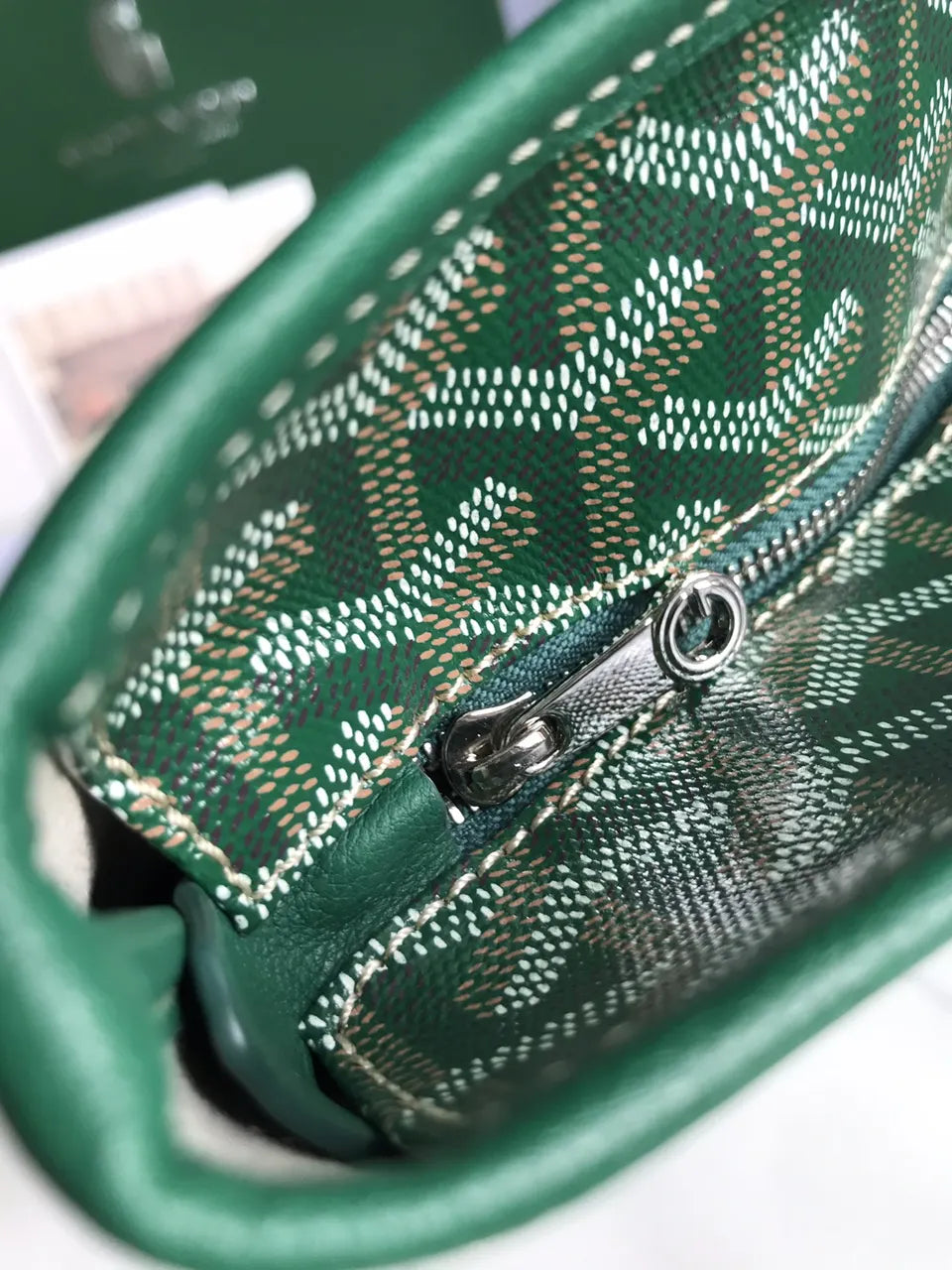 Goyard Green Saint Louis Tote - Hình 5