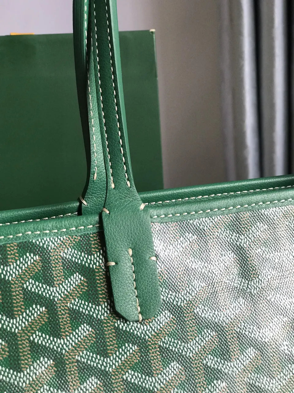 Goyard Green Saint Louis Tote - Hình 4