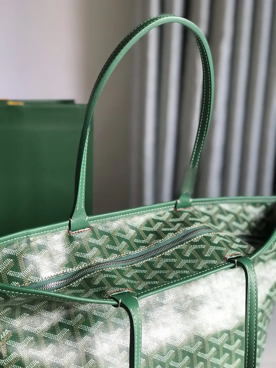Goyard Green Saint Louis Tote - Hình 3