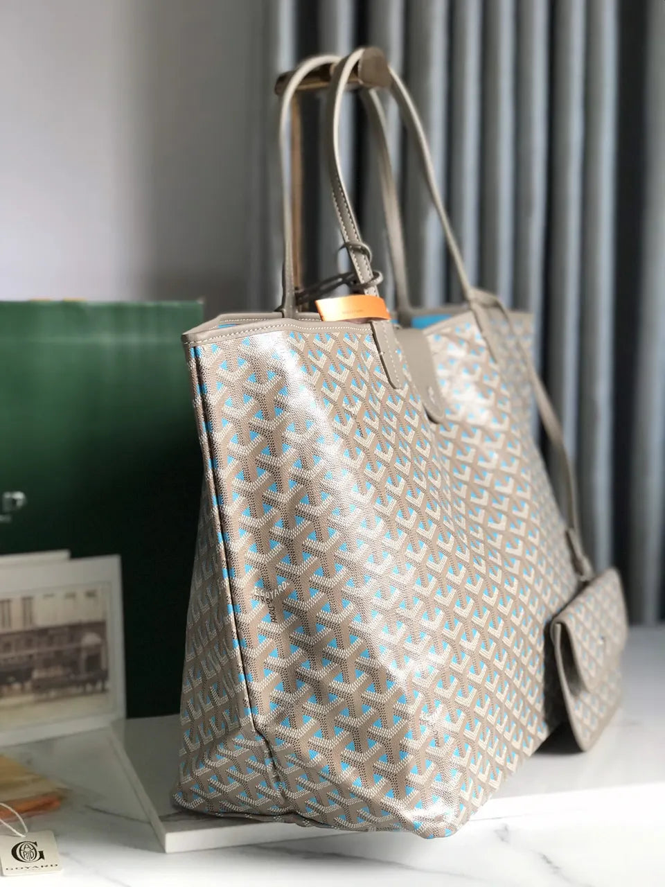 Goyard Beige Anjou Tote - Hình 2