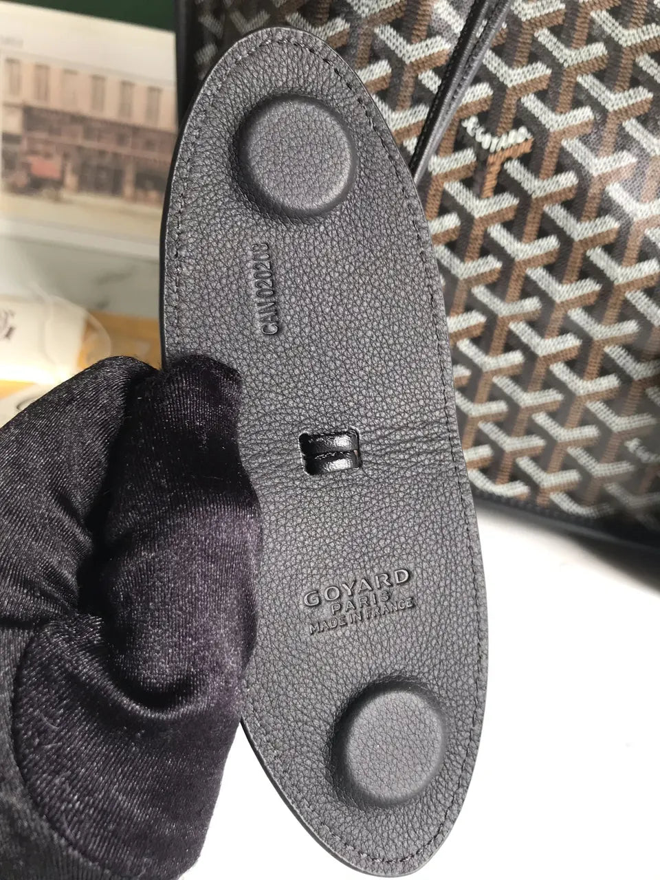 Goyard Khaki St. Louis Tote - Hình 8