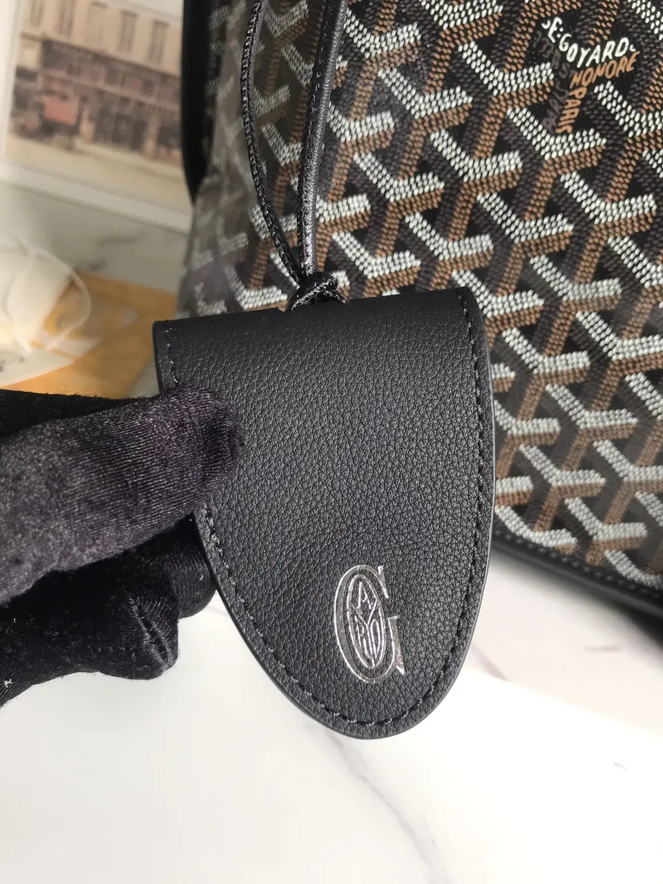 Goyard Khaki St. Louis Tote - Hình 7