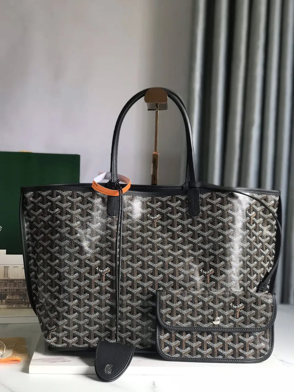 Goyard Khaki St. Louis Tote