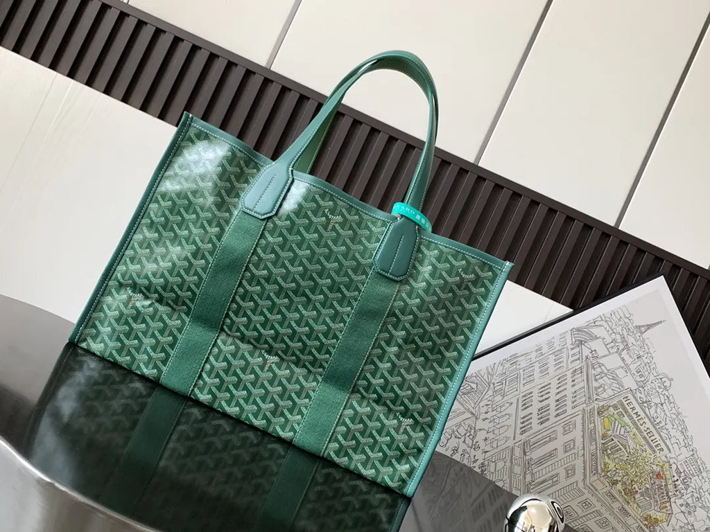 Goyard Green Print Tote - Hình 2