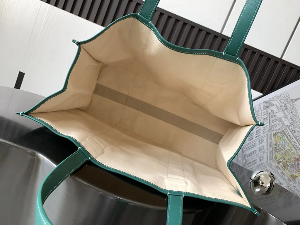 Goyard Green Print Tote - Hình 6