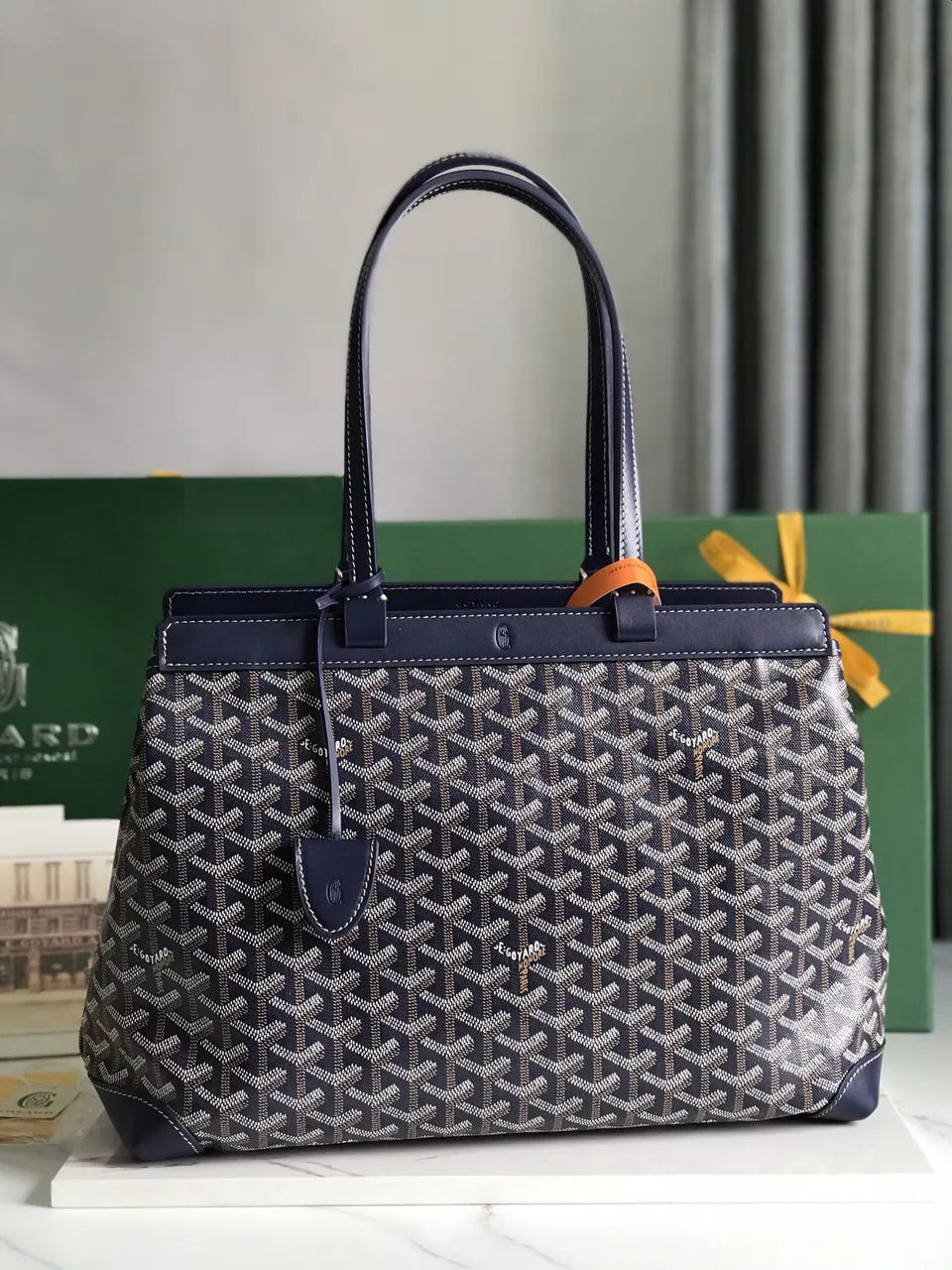 Goyard Navy Blue Comore Tote