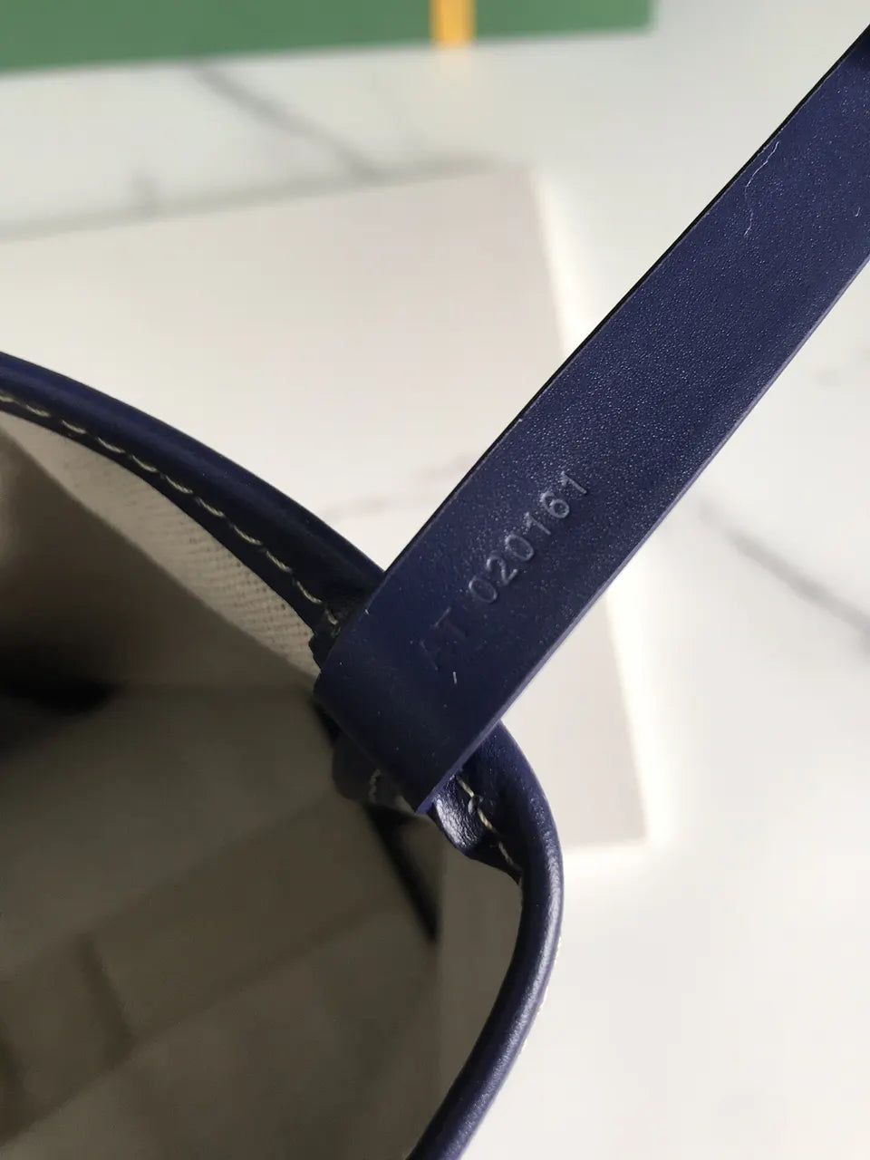 Goyard Navy Blue Comore Tote - Hình 9