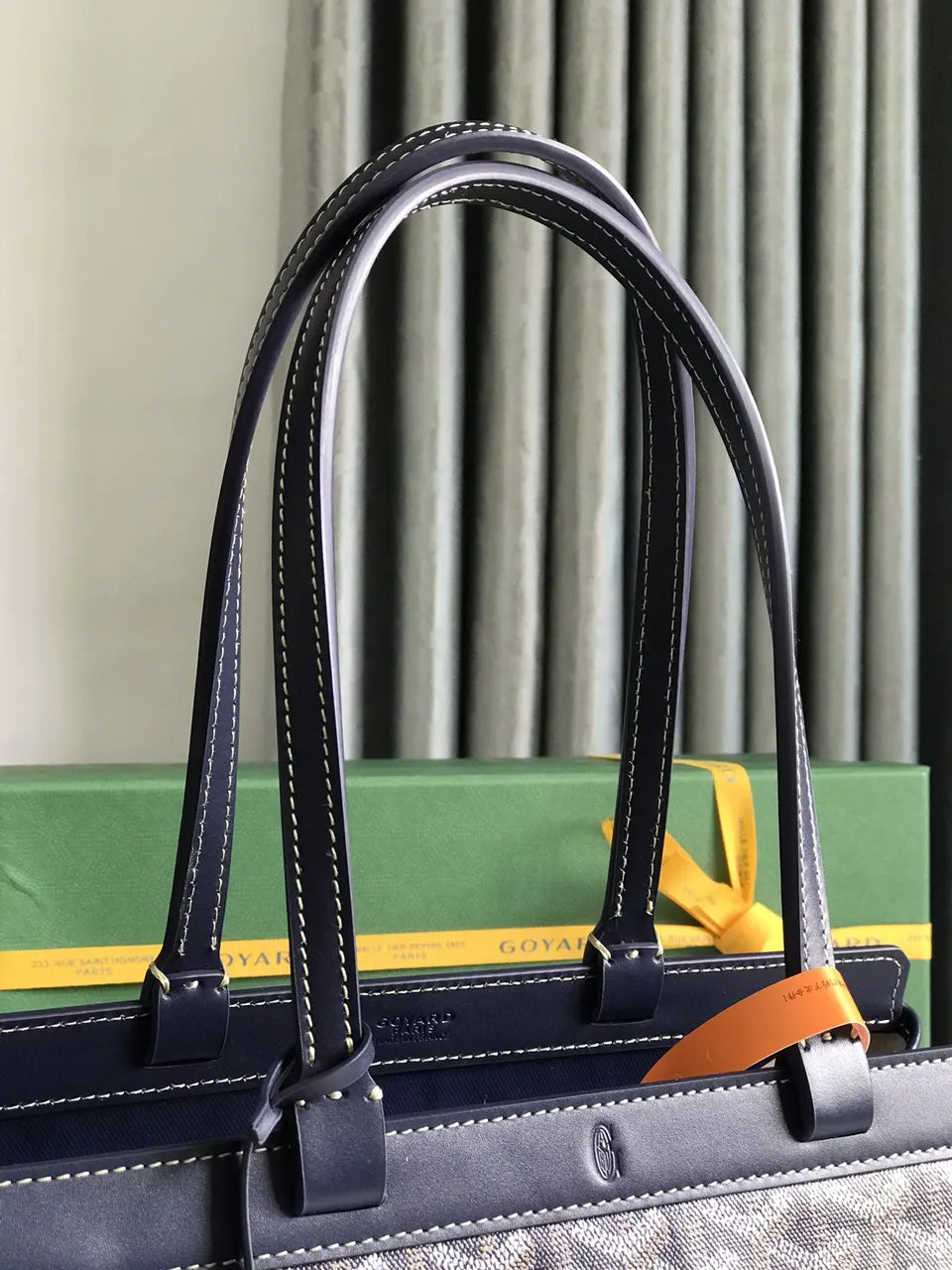 Goyard Navy Blue Comore Tote - Hình 5