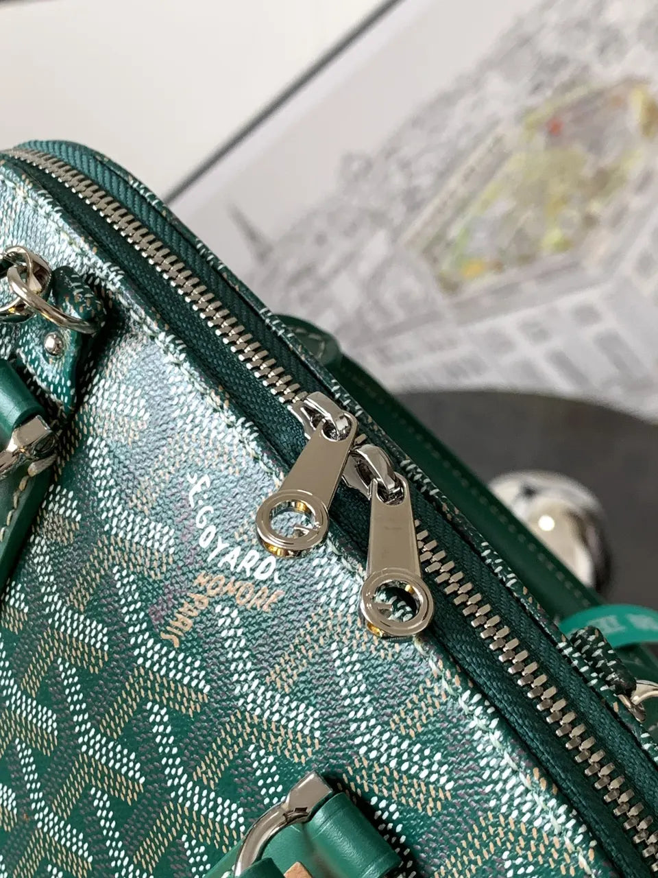 Goyard Green Saigon Souple - Hình 5