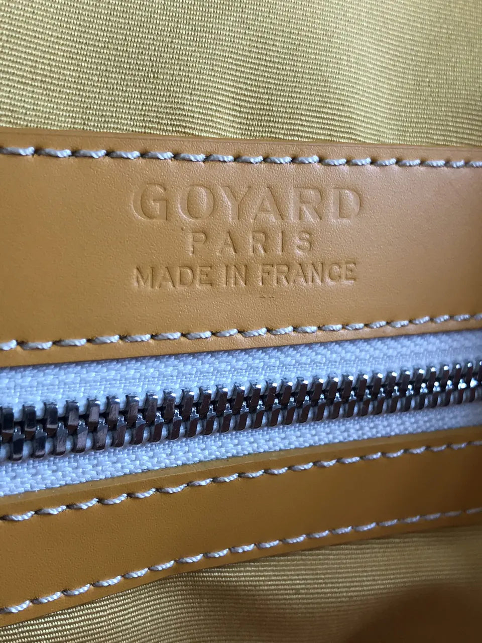 Goyard Mustard Yellow Duffle - Hình 9