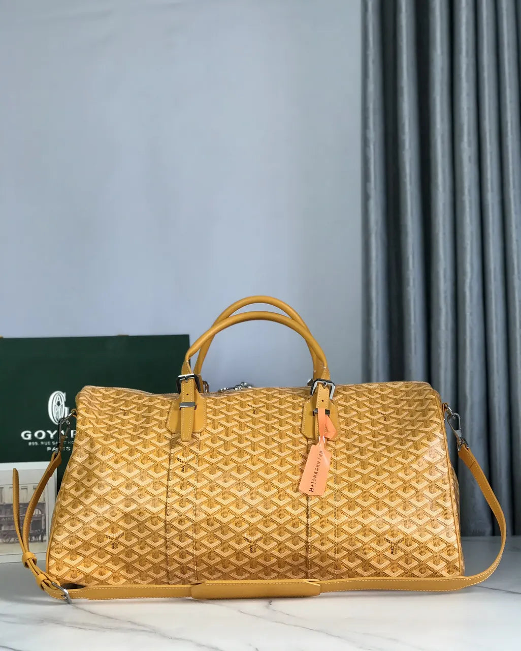 Goyard Mustard Yellow Duffle