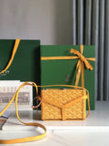 Goyard Gold Minaudiere Trunk Bag