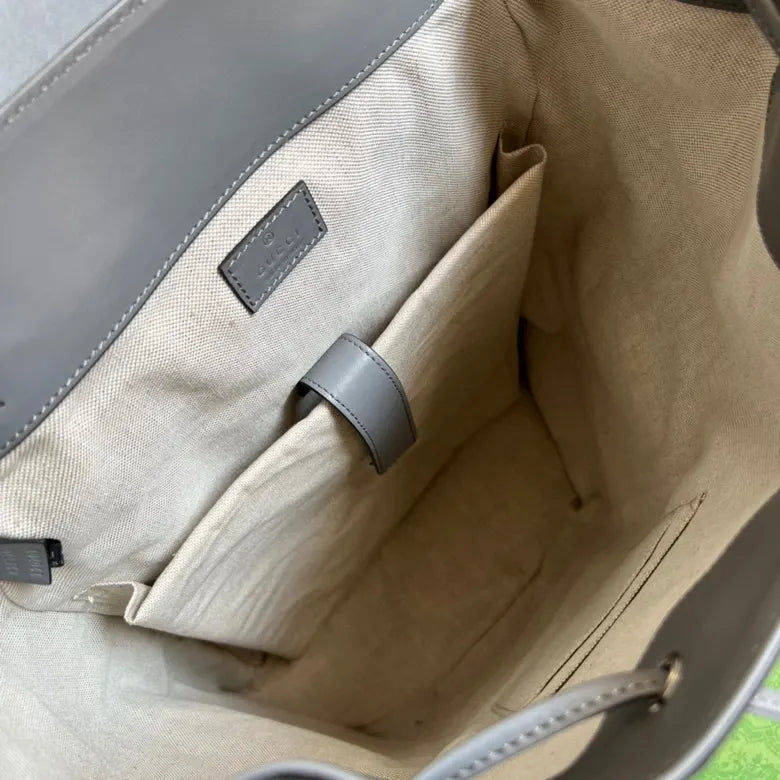 Gucci GG Embossed Backpack Grey 625770