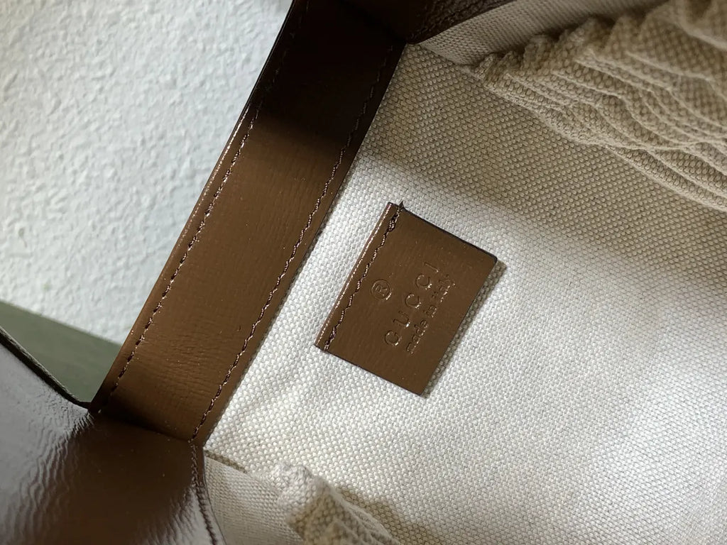 mini Gucci Beige GG Canvas Bag - Hình 5
