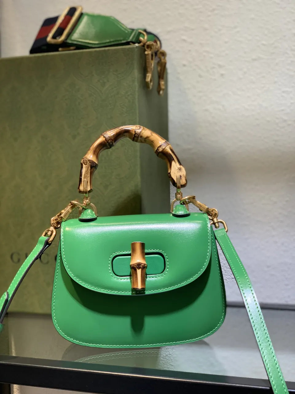 Gucci Bamboo 1947 Mini Bag - Hình 12