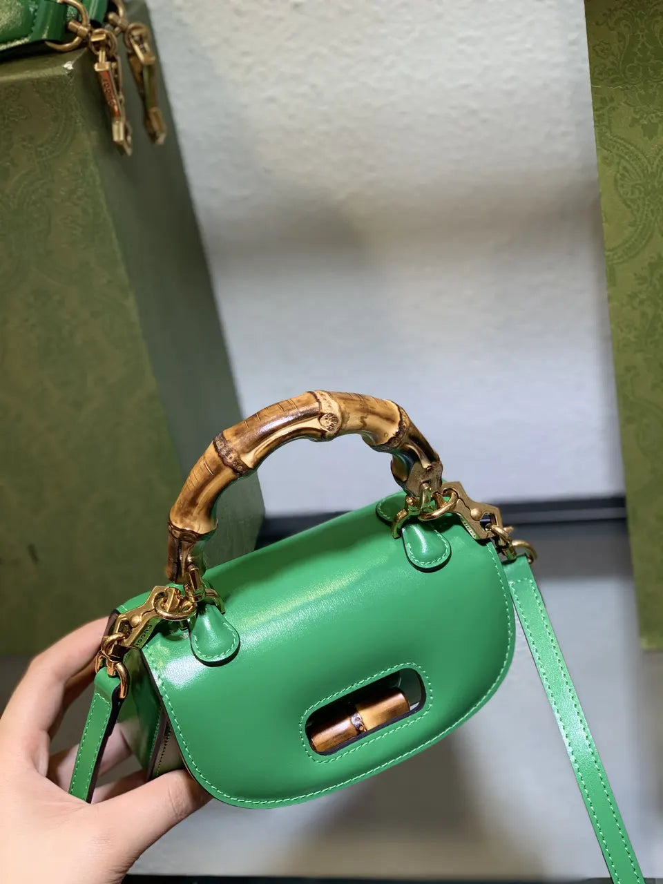 Gucci Bamboo 1947 Mini Bag - Hình 11