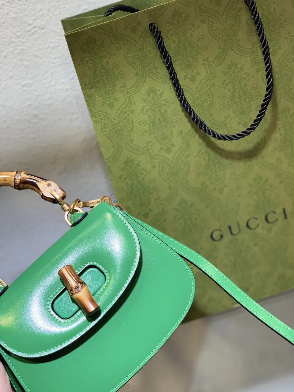 Gucci Bamboo 1947 Mini Bag - Hình 7