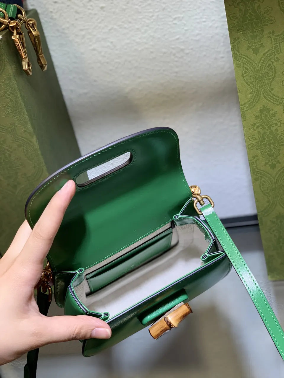 Gucci Bamboo 1947 Mini Bag - Hình 9