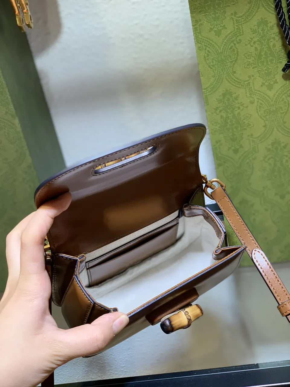 Gucci Bamboo 1947 Top Handle - Hình 10