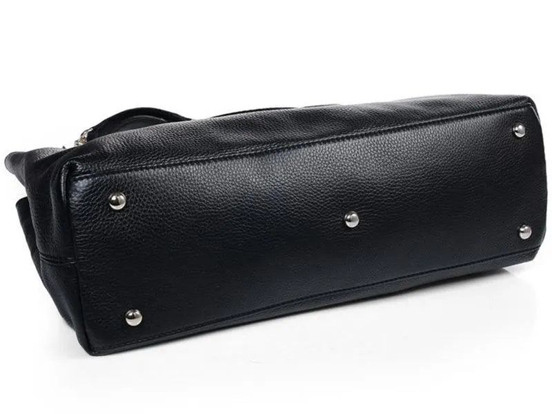 Gucci Soho Medium Leather Tote Black