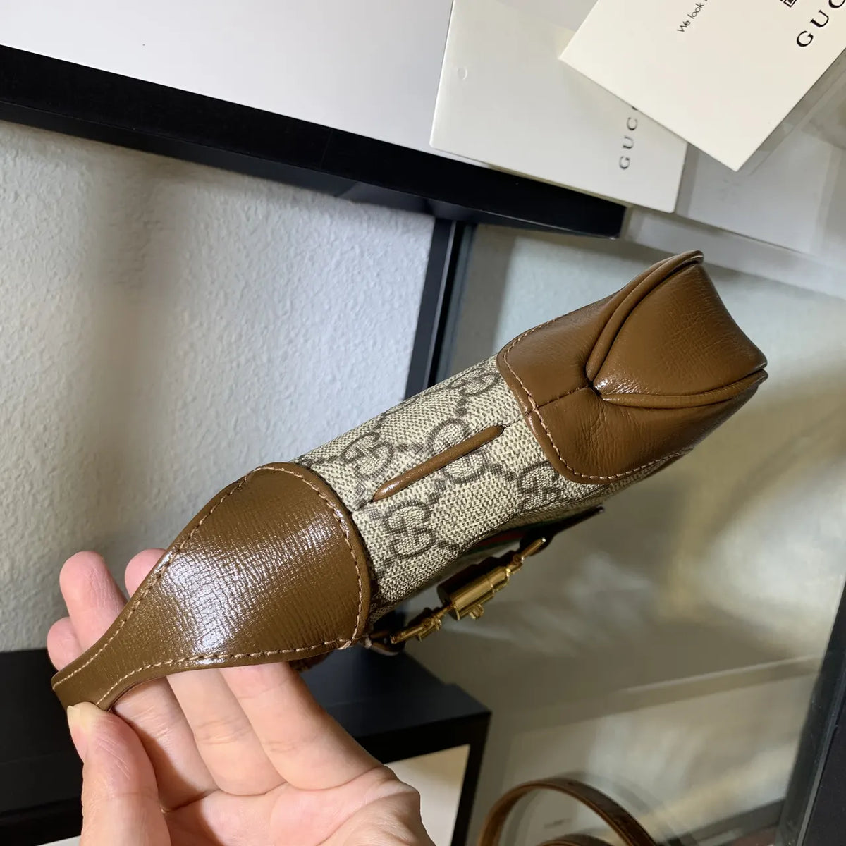 Gucci Beige GG Jackie Mini - Hình 11