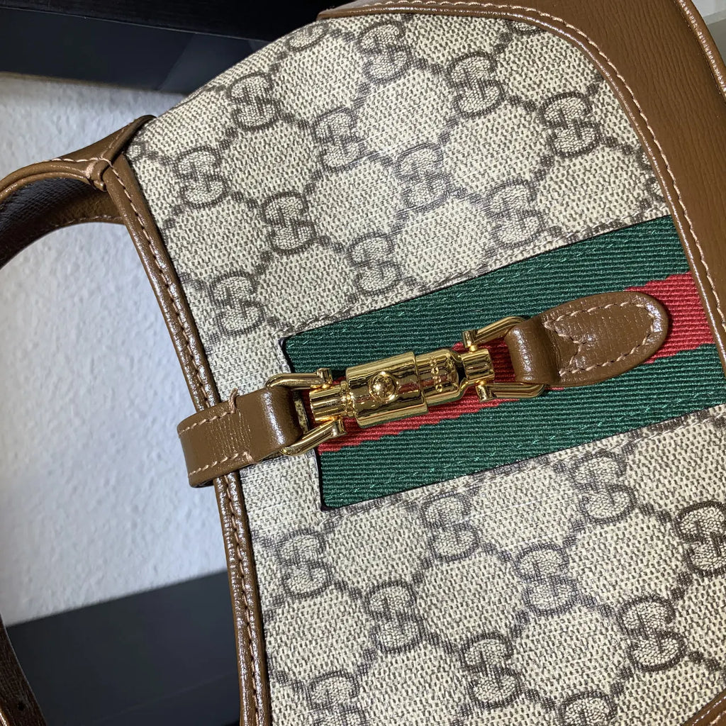 Gucci Beige GG Jackie Mini - Hình 10