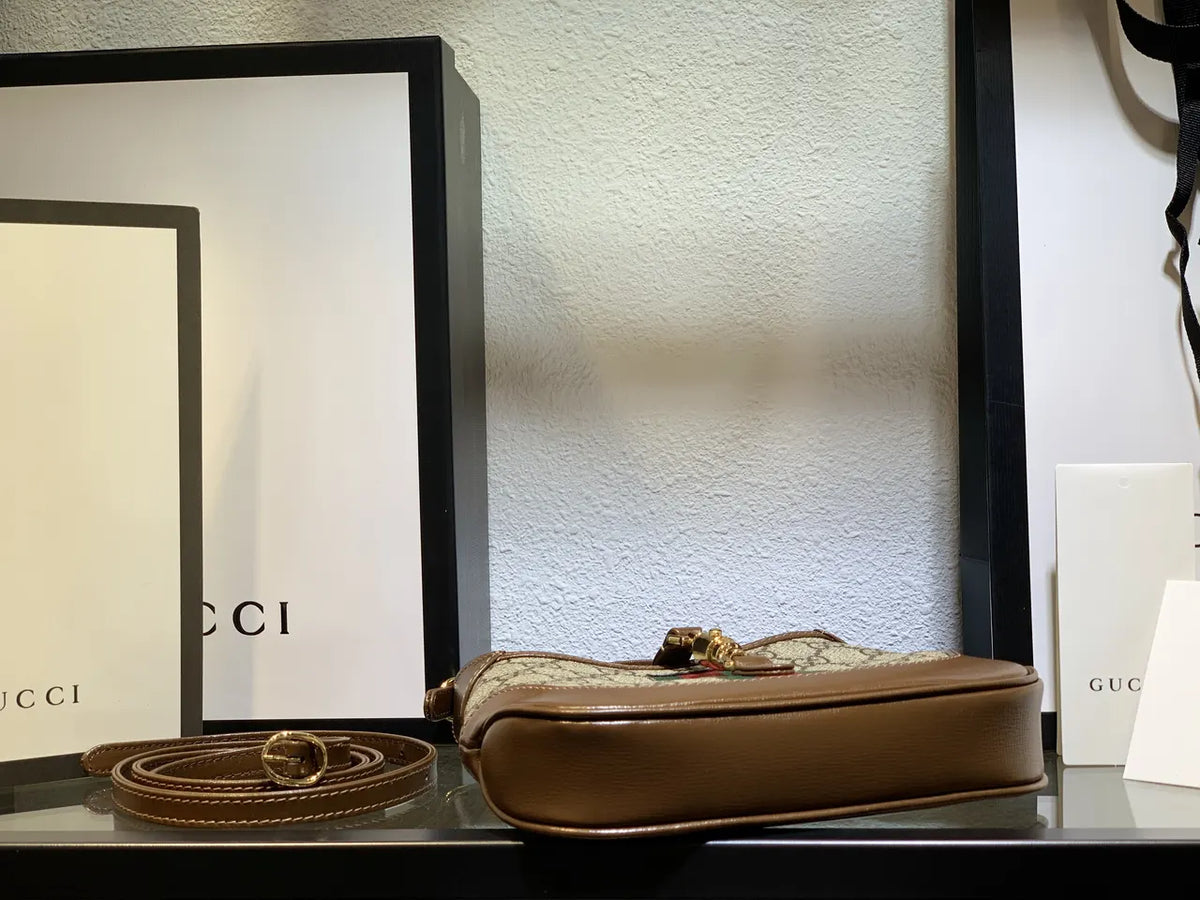 Gucci Beige GG Jackie Mini - Hình 13