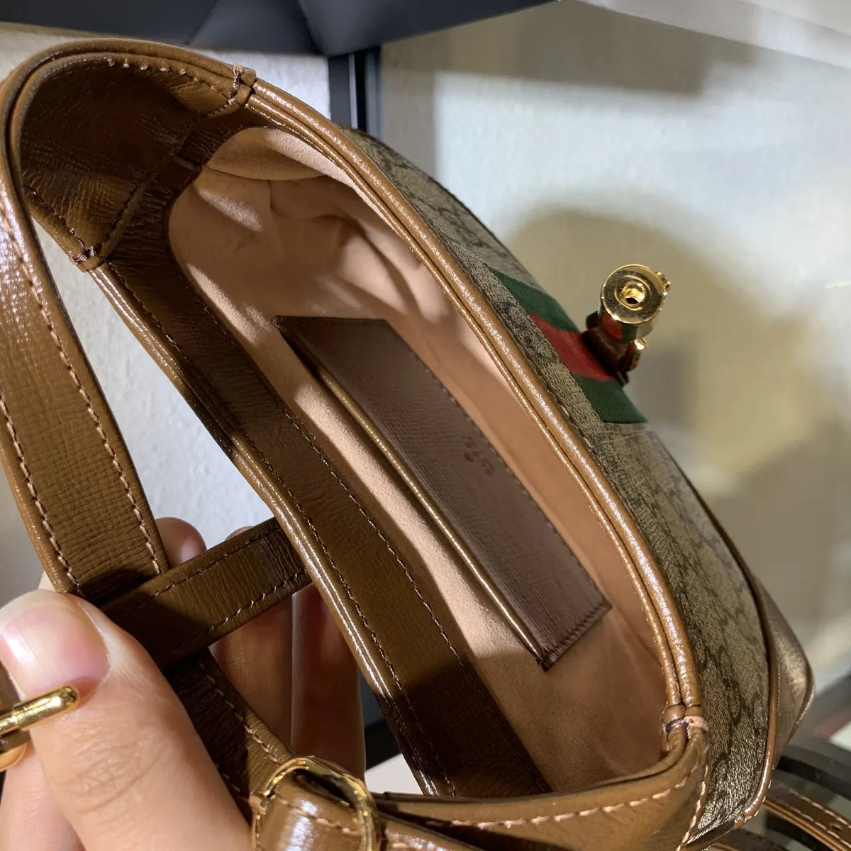 Gucci Beige GG Jackie Mini - Hình 7