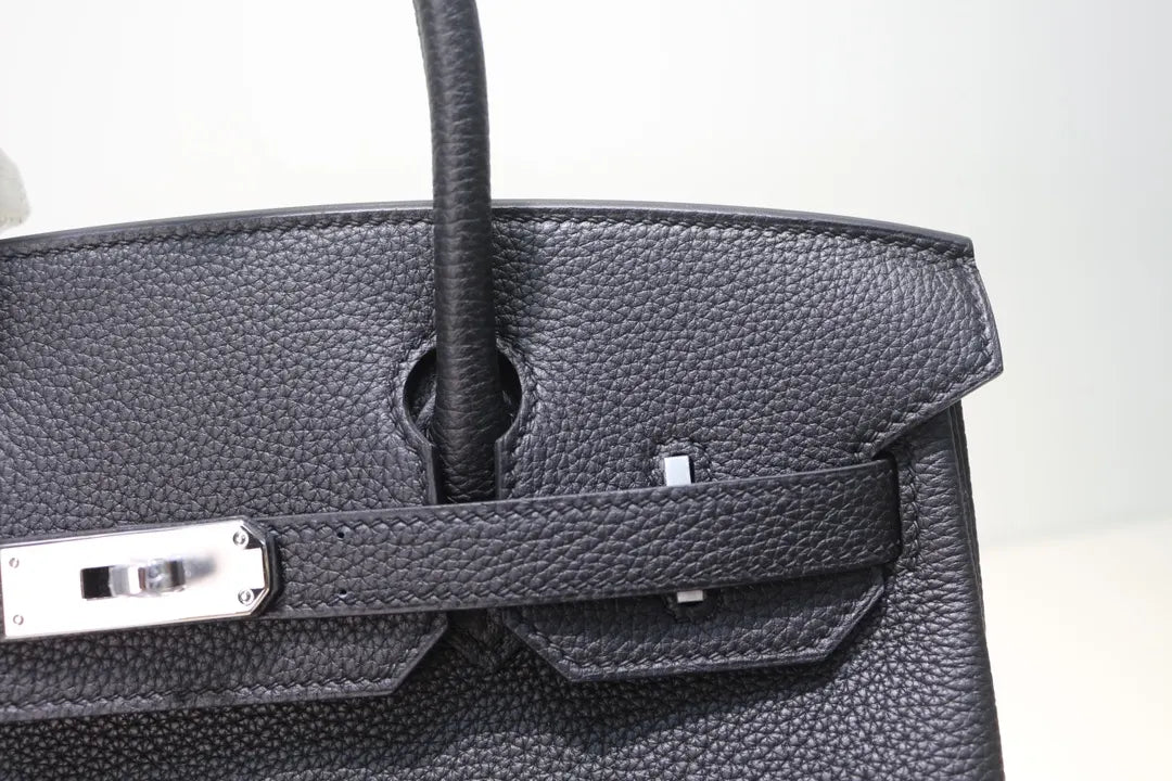 Hermès Black Togo Birkin - Hình 5