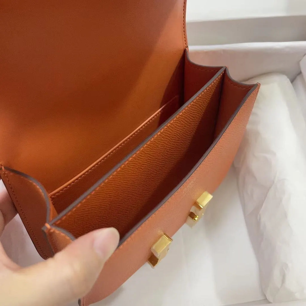 Hermès Orange Epsom Constance - Hình 6