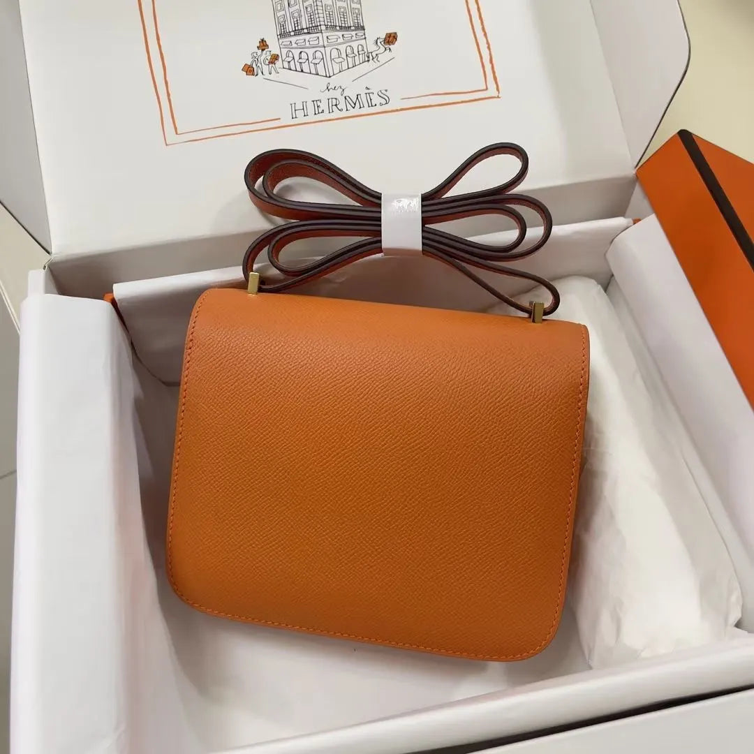 Hermès Orange Epsom Constance - Hình 2