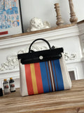Hermès Multicolor Stripes Cabas