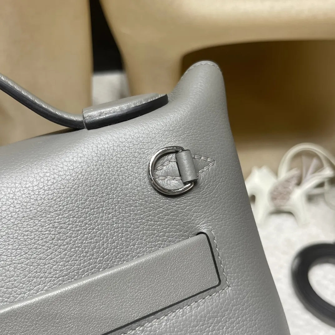 Hermès Gray Mini Kelly - Hình 6