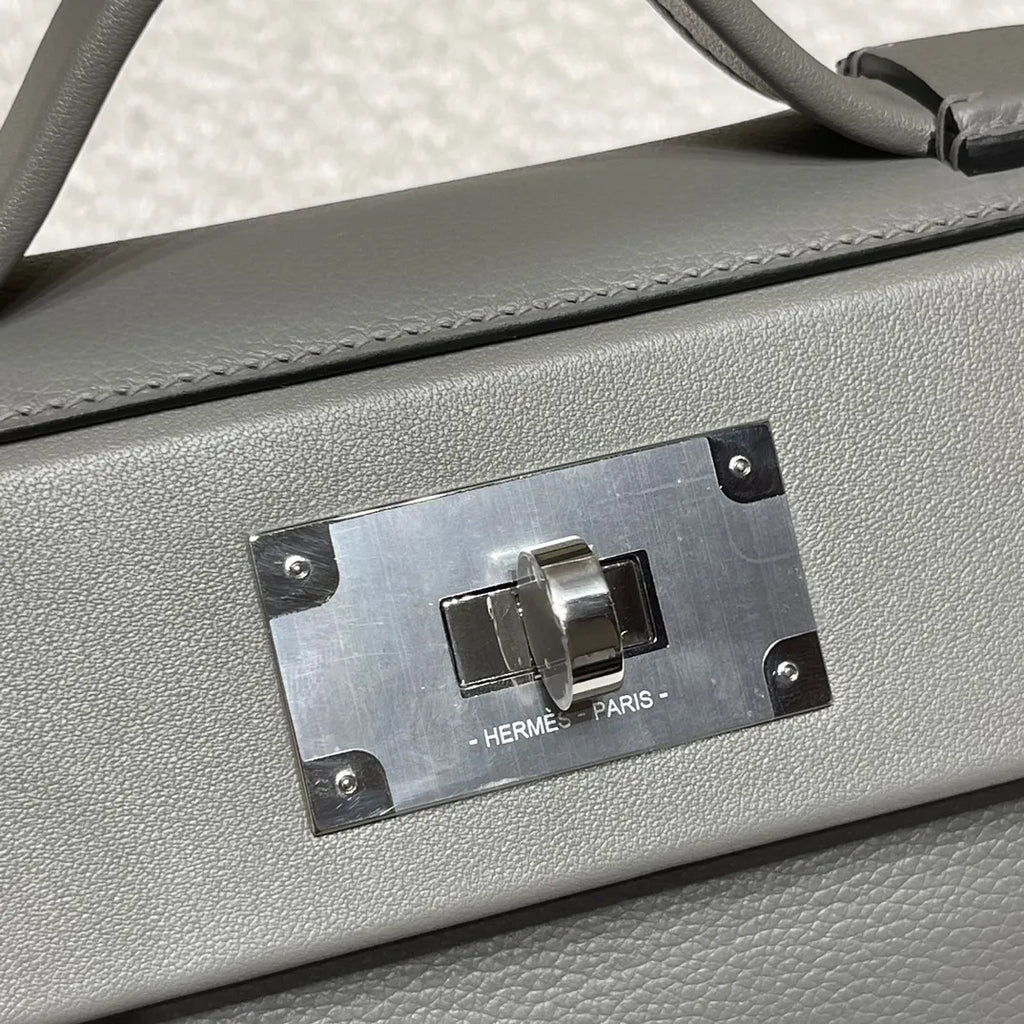 Hermès Gray Mini Kelly - Hình 3