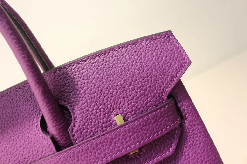Hermès Birkin 30 Purple - Hình 4