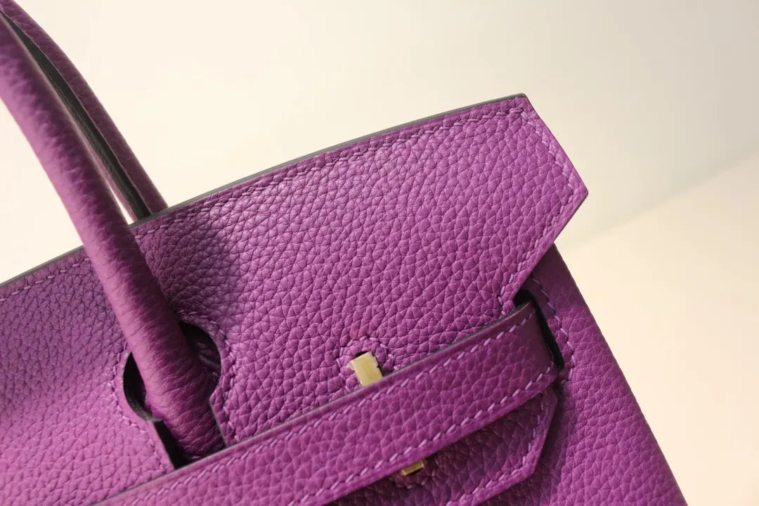 Hermès Birkin 30 Purple - Hình 4