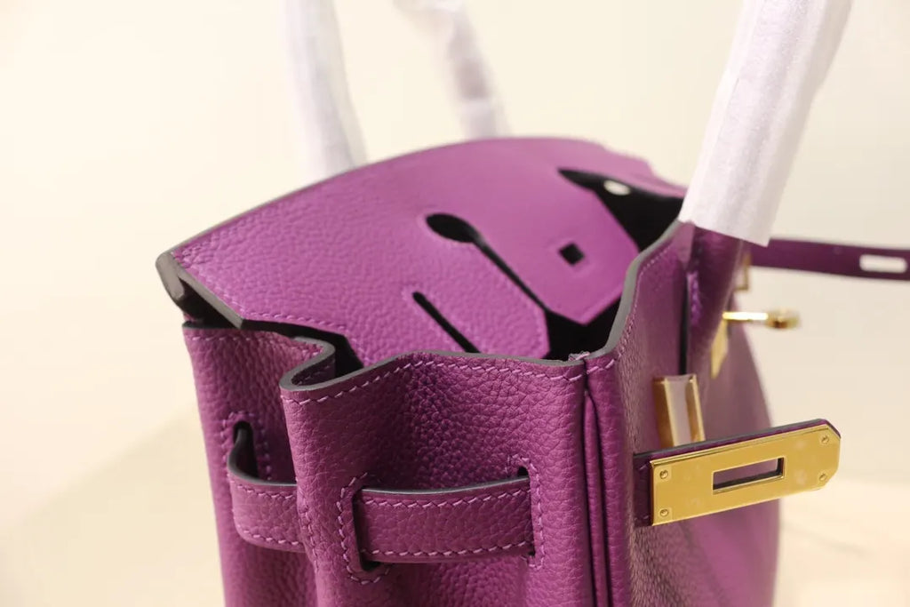 Hermès Birkin 30 Purple - Hình 7