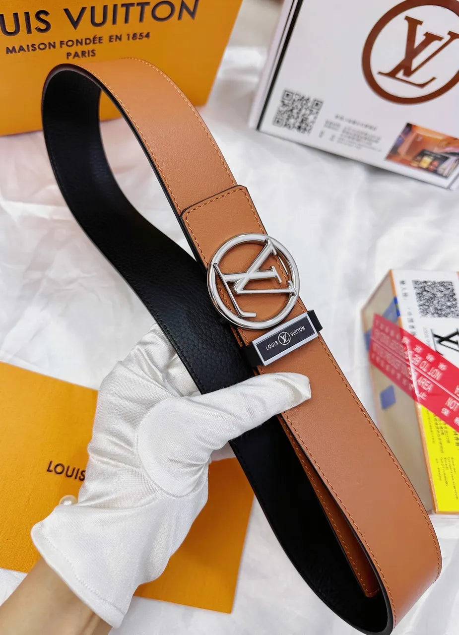 Louis Vuitton Reversible Leather Belt - Hình 7