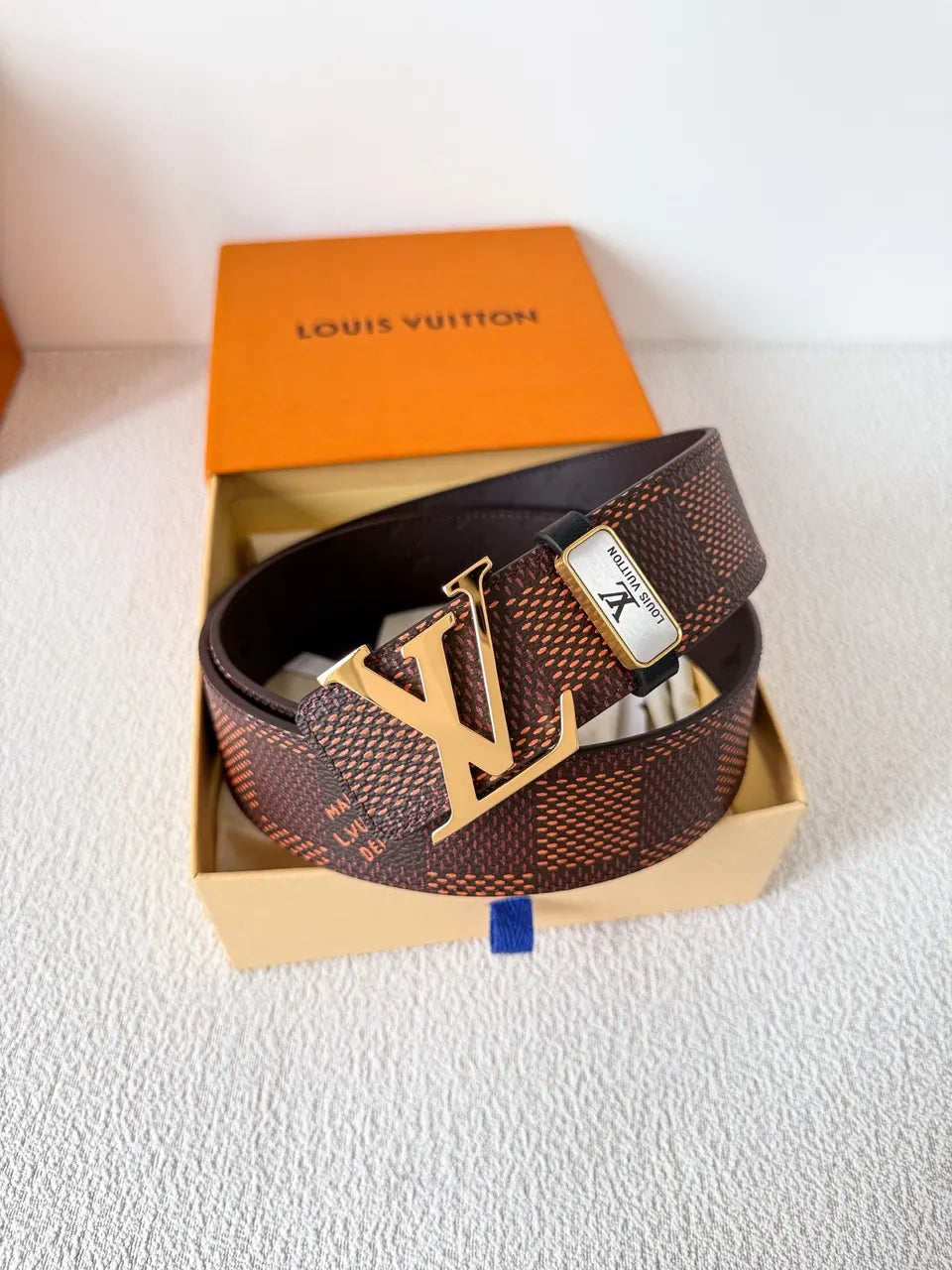 Louis Vuitton Damier Graphite Belt 3852 - Hình 2