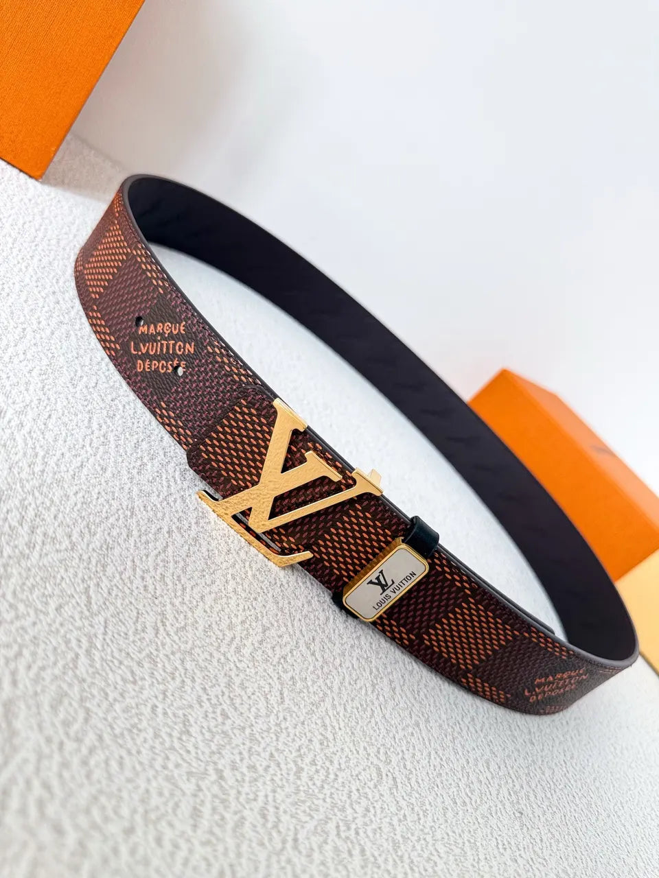Louis Vuitton Damier Graphite Belt 3852 - Hình 6