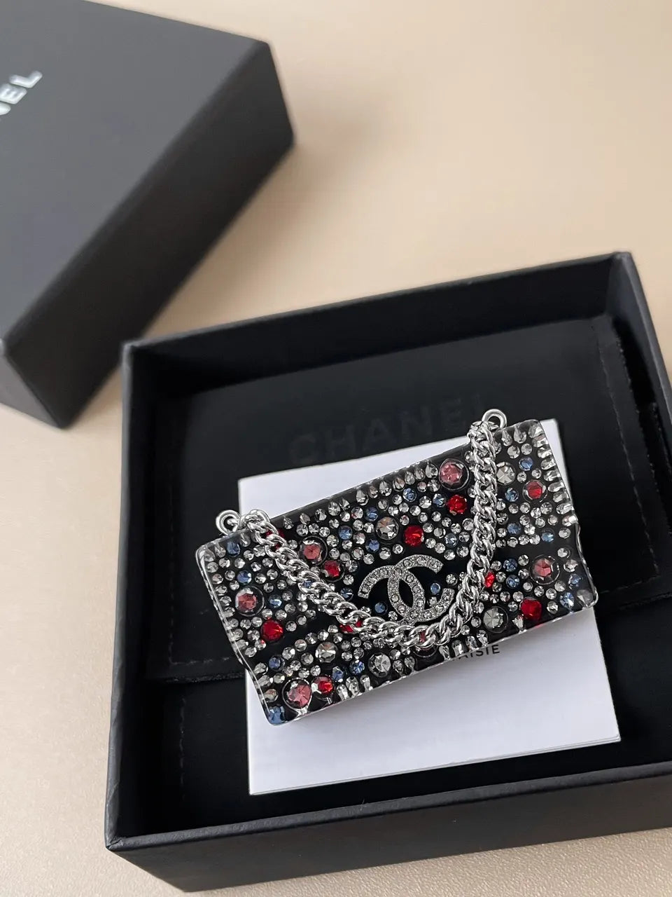 Chanel Mini Flap Bag Brooch - Hình 5