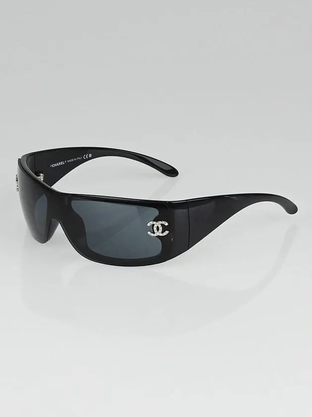 Chanel Black Shield Sunglasses iconic - Hình 6