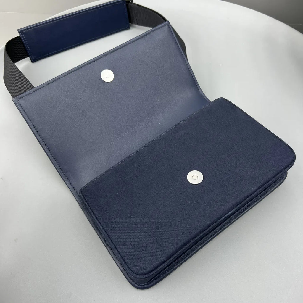 Jacquemus Navy Messenger Bag - Hình 8