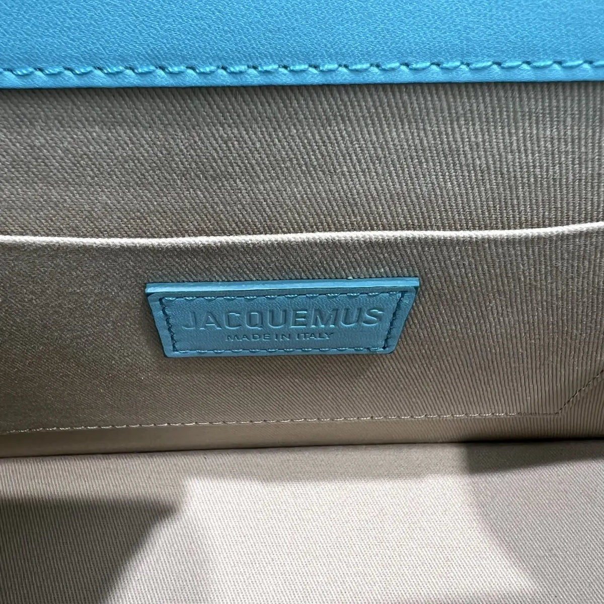 handle Jacquemus Le Grand Blue Bag - Hình 9