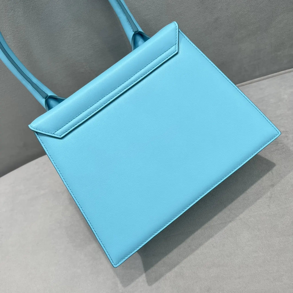 handle Jacquemus Le Grand Blue Bag - Hình 7